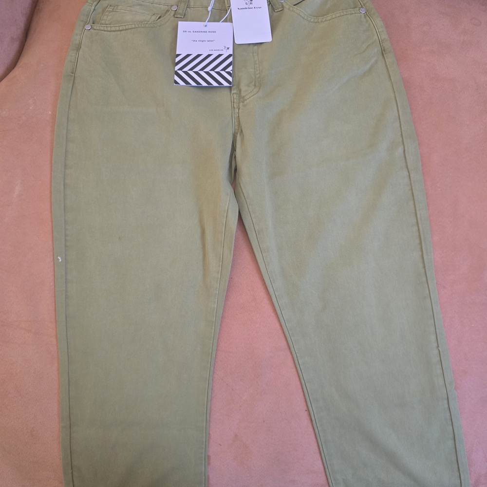 Sandrine Rose The Virgin Label By Free People Women's Olive Jeans Size 26